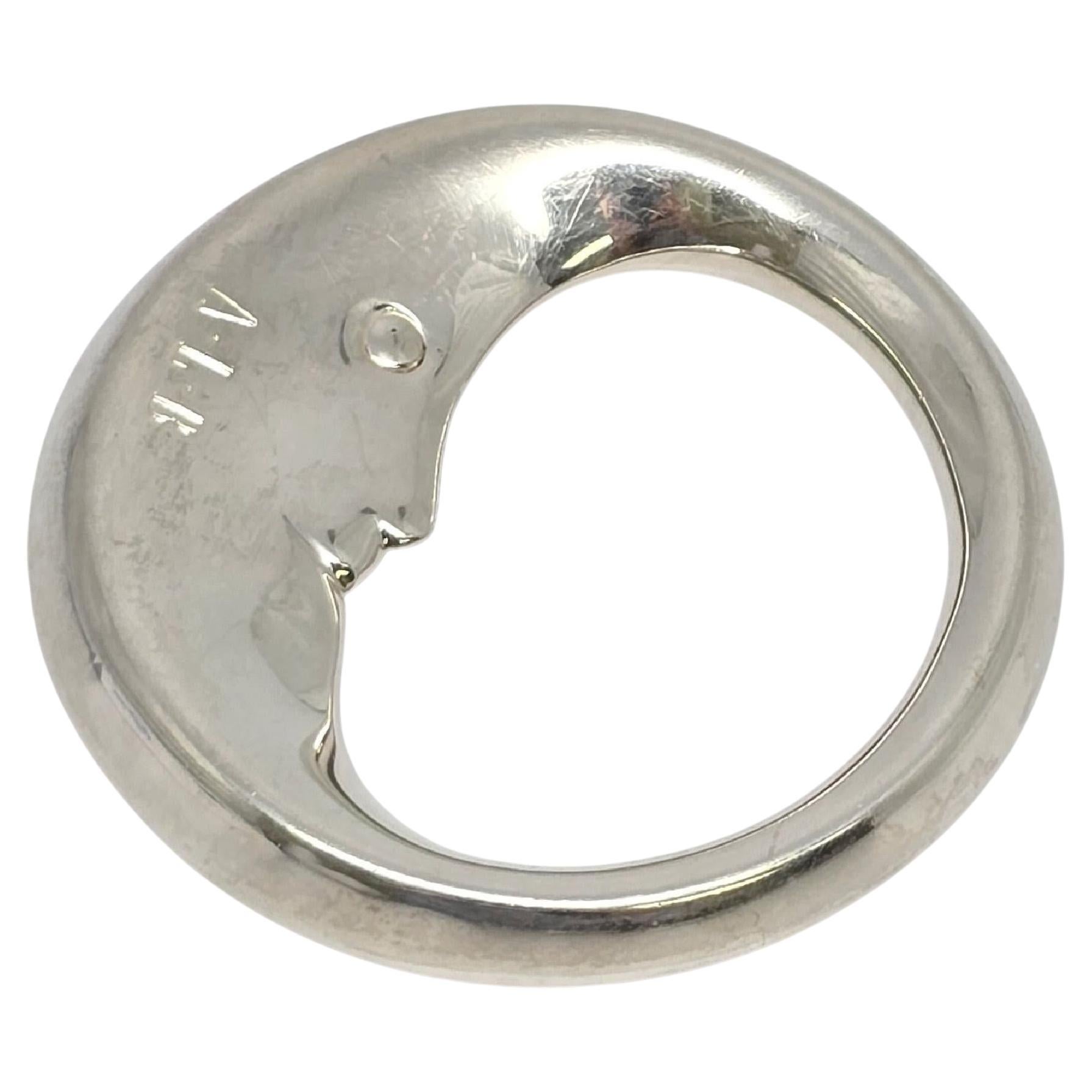 Tiffany & Co. Sonaglio in argento Sterling Man In The Moon con Monogram #22931