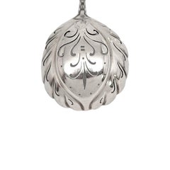 Tiffany & Co Sterling Silver Marquise Sugar Sifter Scallop Bowl