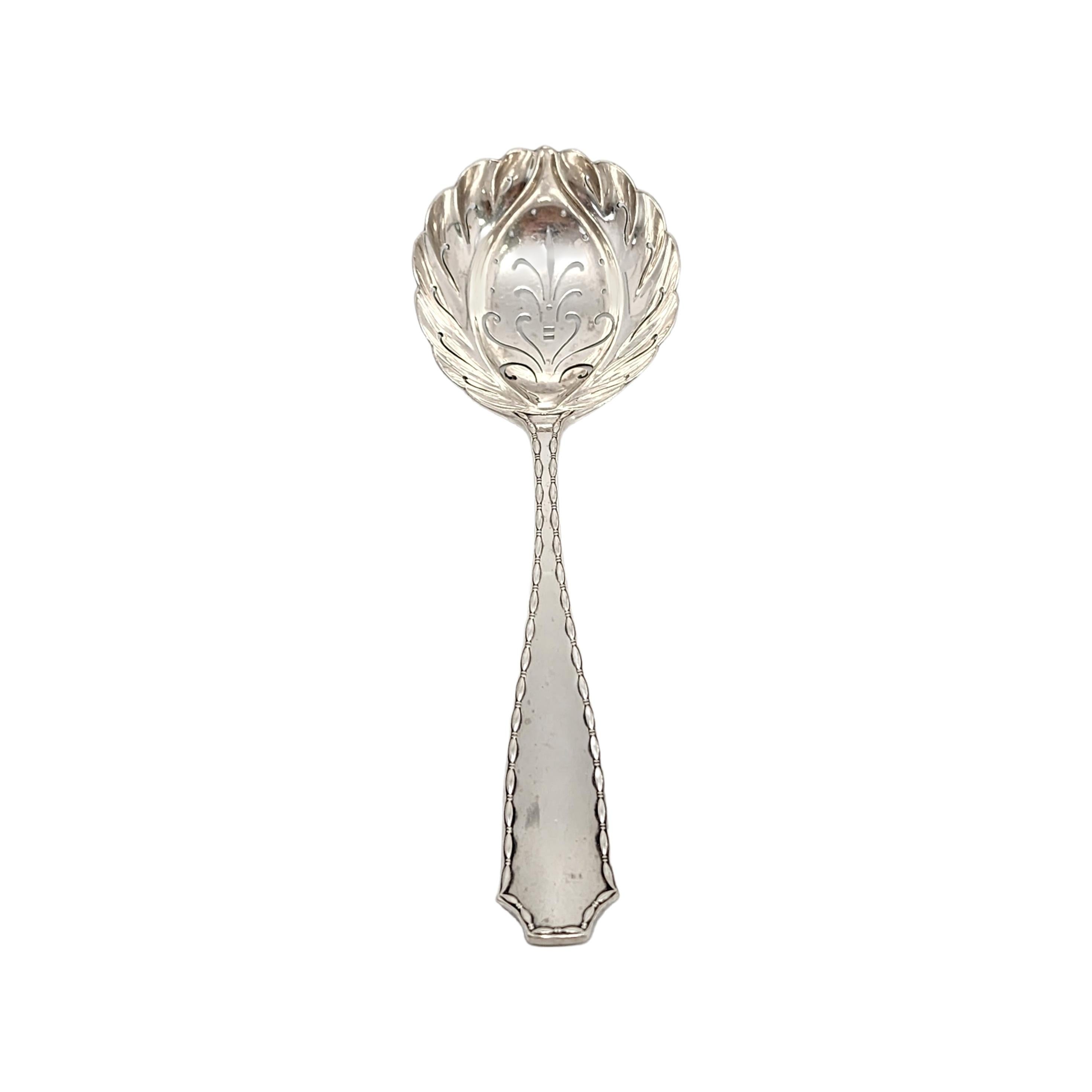 Tiffany & Co Sterling Silver Marquise Sugar Sifter Scallop Bowl 2