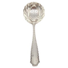 Tiffany & Co Sterling Silver Marquise Sugar Sifter Scallop Bowl