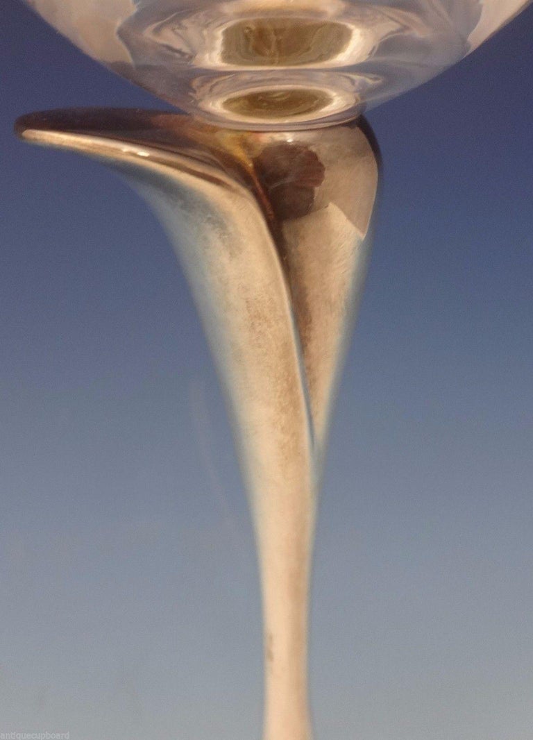 Tiffany and Co. Sterling Silver Martini Glass Designed by Elsa Peretti