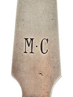 Tiffany & Co Sterling Silver "M.C" Monogrammed Letter Opener #20104