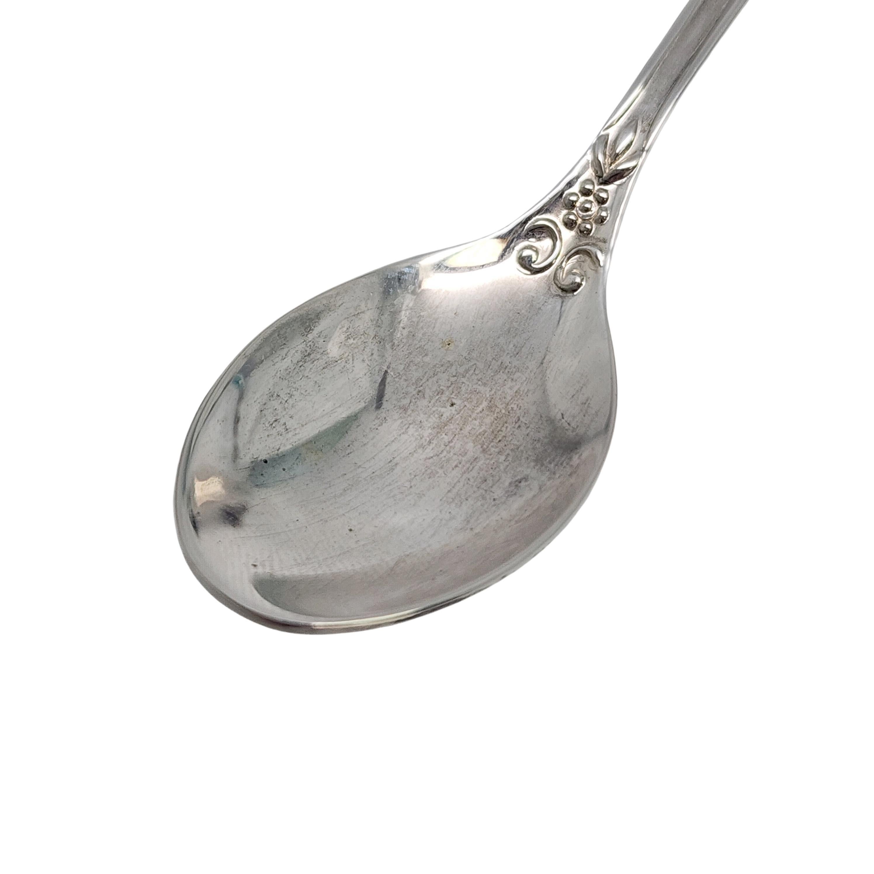 Tiffany & Co Sterling Silver Meadows Bunny Rabbit Baby Spoon with Pouch #16858 For Sale 1