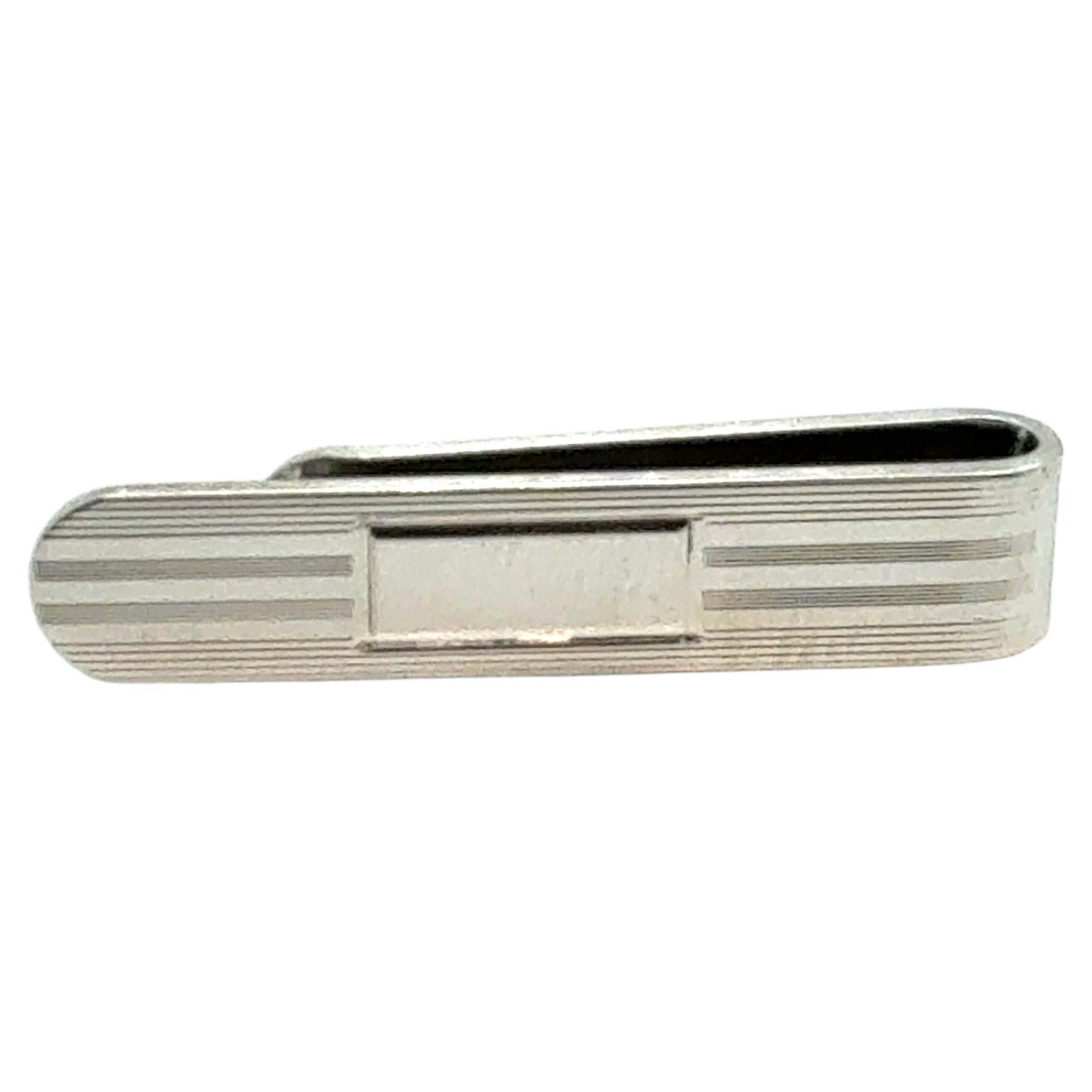 Tiffany & Co Sterling Silver Mens Tie Clip Estate