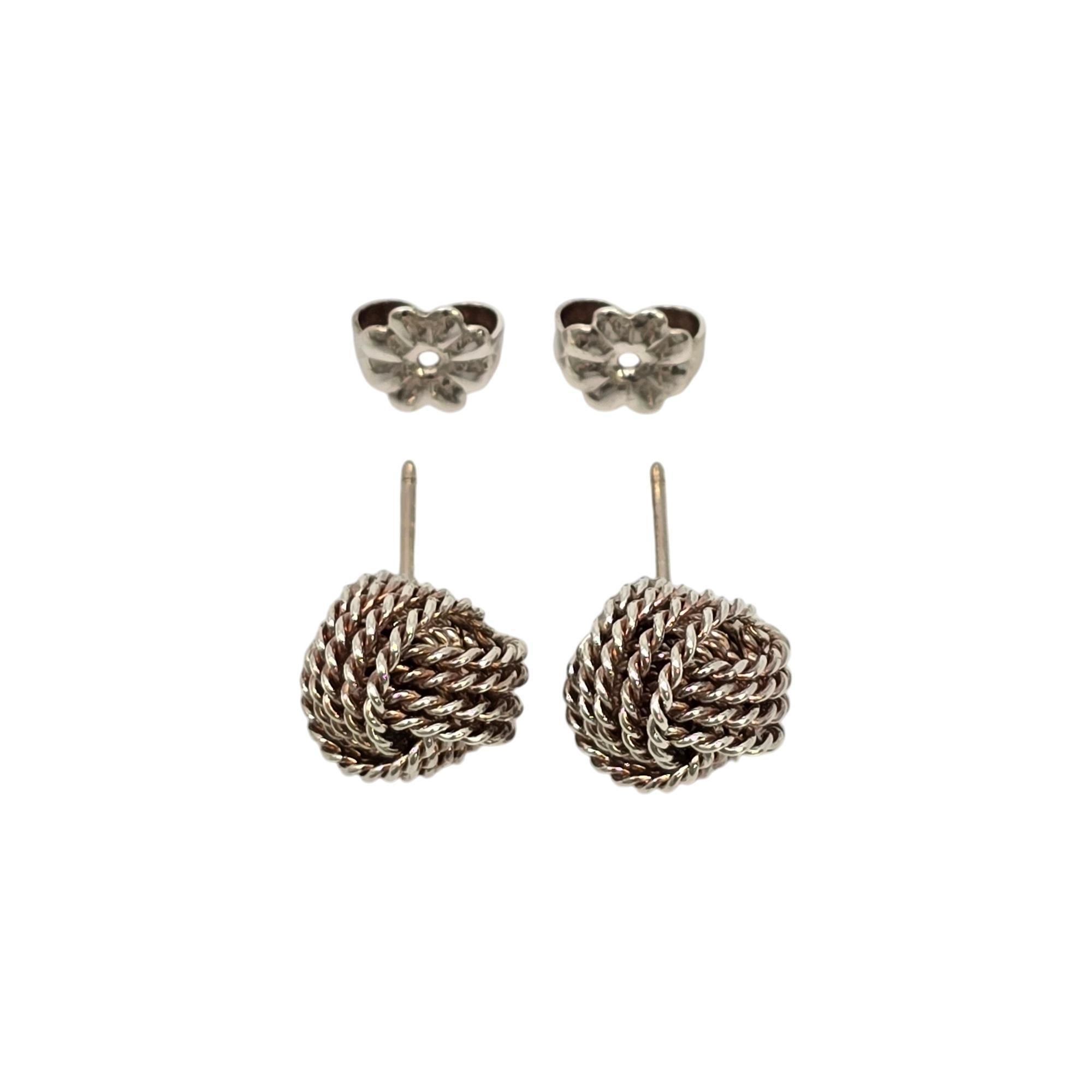 Tiffany & Co. nœud d'oreilles nœud en maille d'argent sterling n° 20143 en vente 1