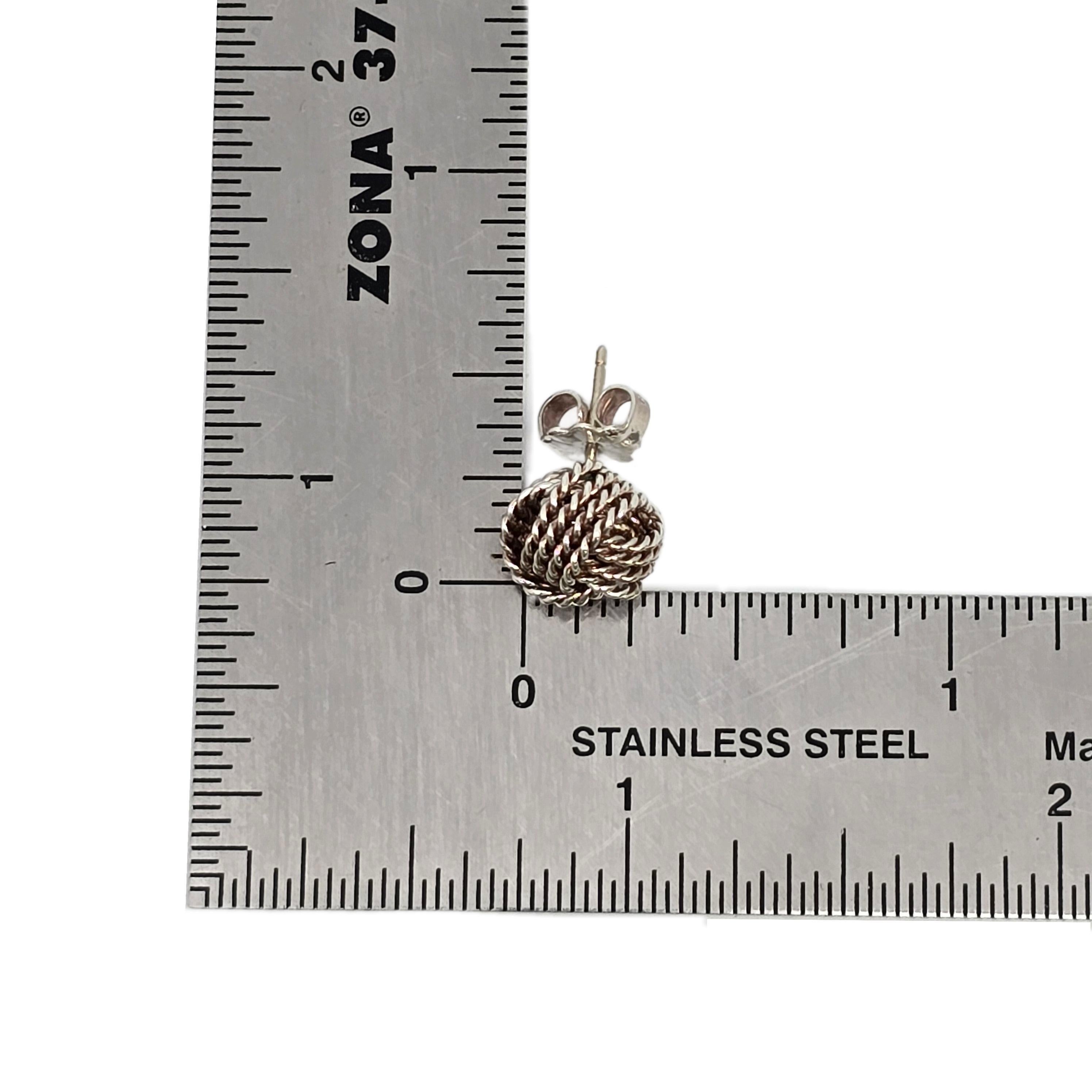 Tiffany & Co. nœud d'oreilles nœud en maille d'argent sterling n° 20143 en vente 4