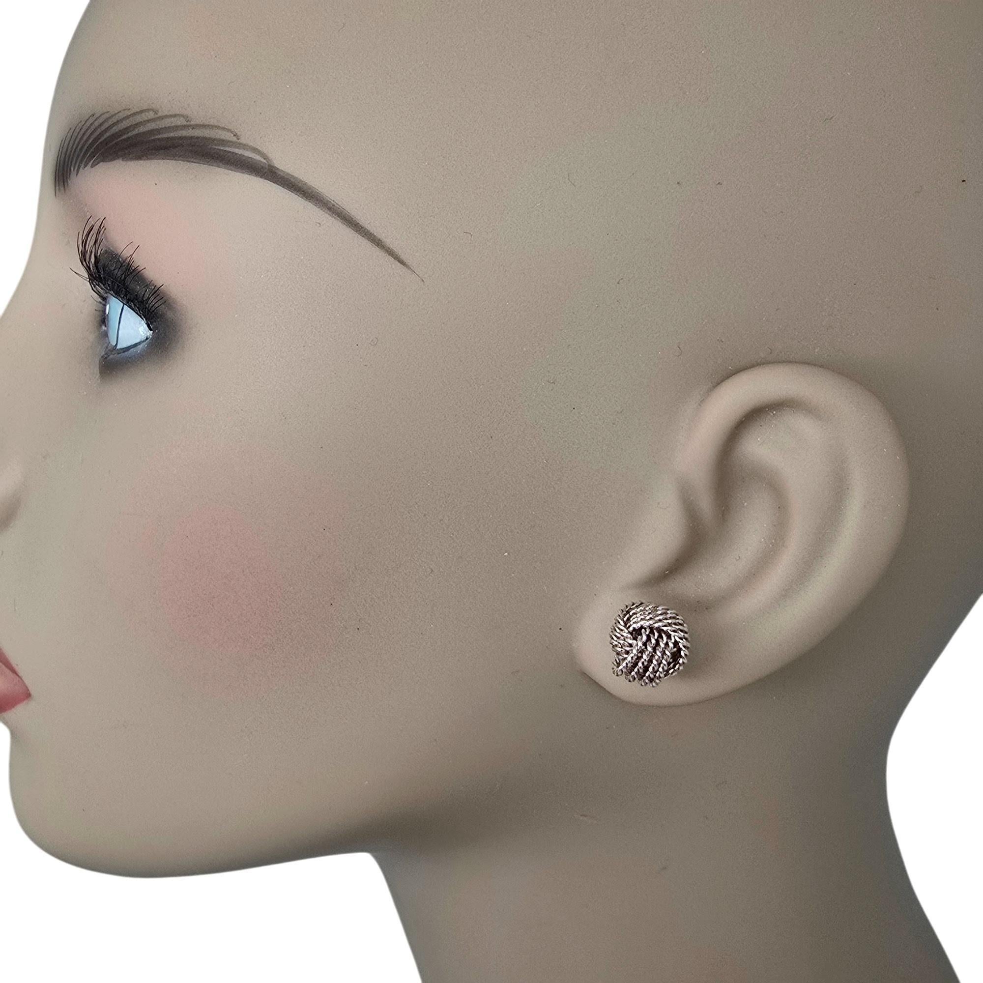 Tiffany & Co. nœud d'oreilles nœud en maille d'argent sterling n° 20143 en vente 5
