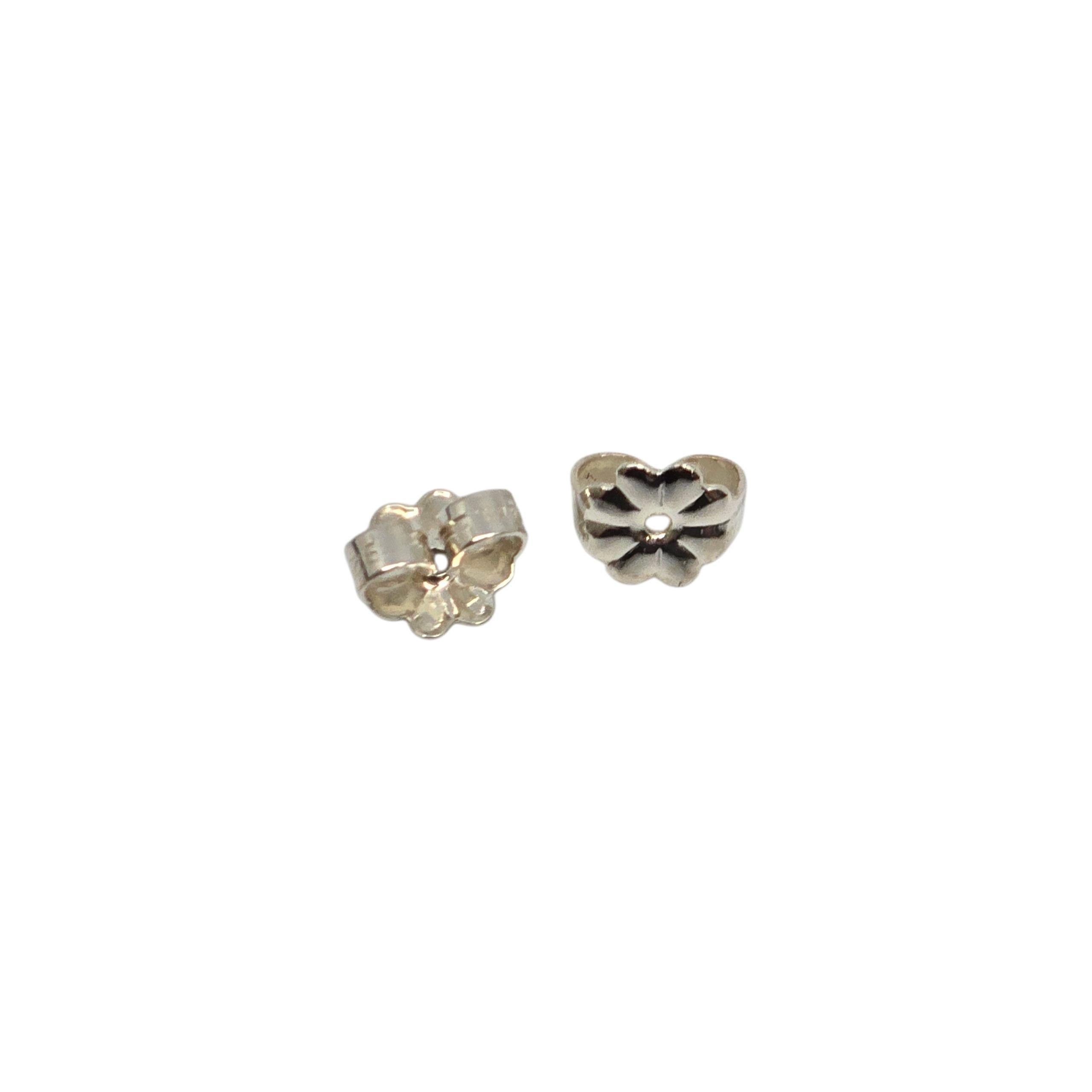 Tiffany & Co Sterling Silver Mesh Knot Earrings #22275 For Sale 2