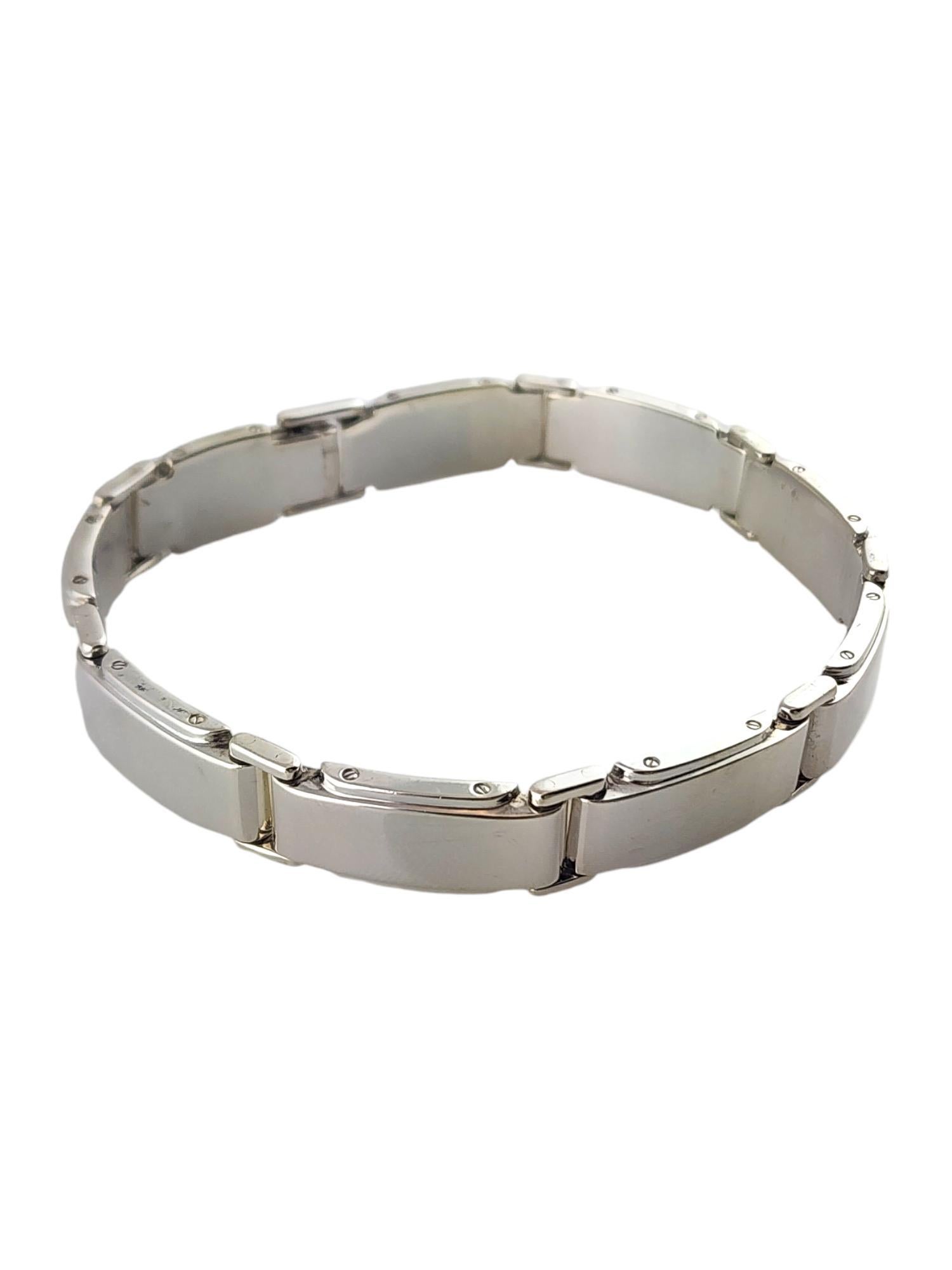 Women's Tiffany & Co Sterling Silver Metropolis Link Bracelet #18925 For Sale