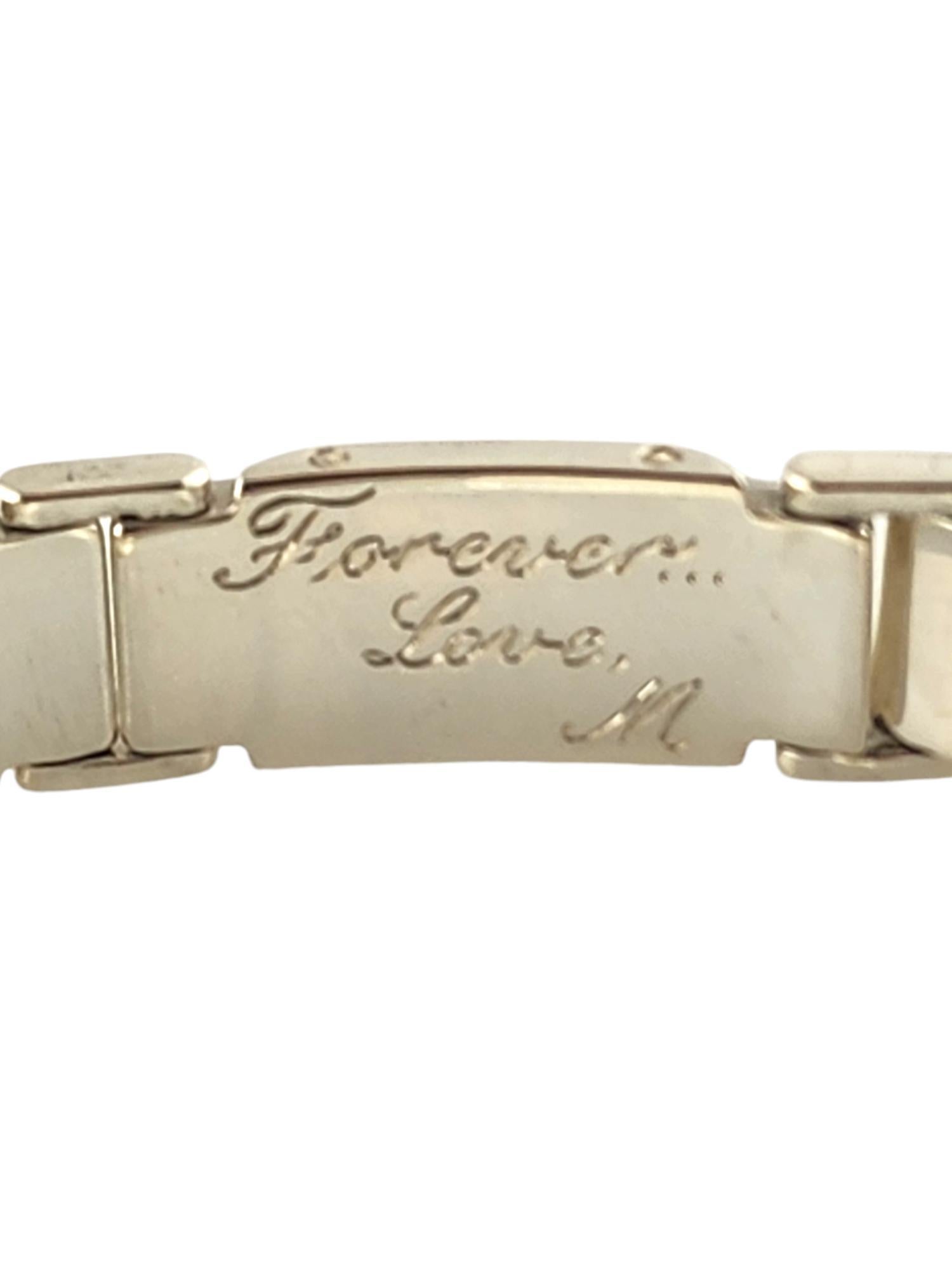 Tiffany & Co Sterling Silver Metropolis Link Bracelet #18925 For Sale 2