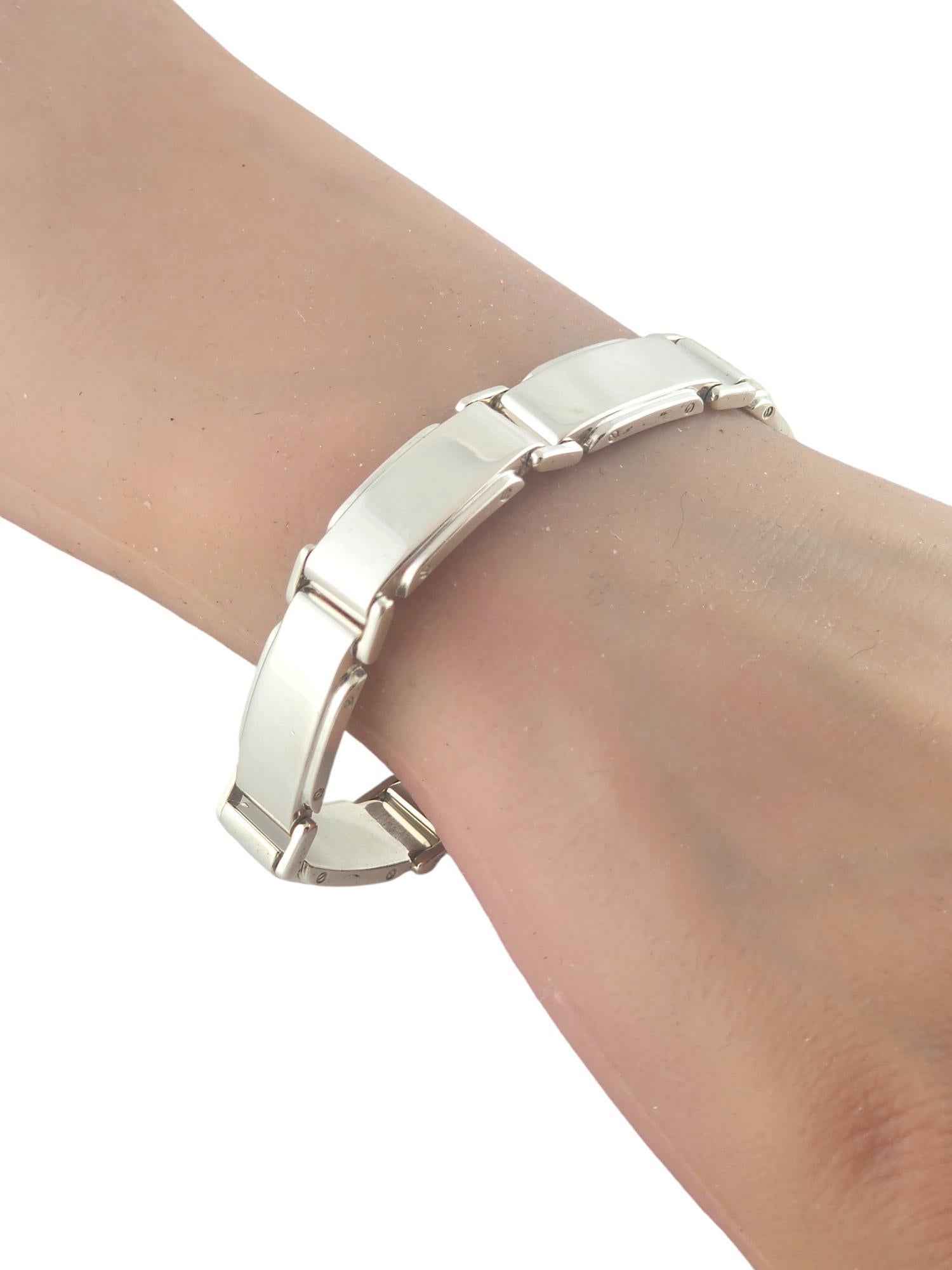 Tiffany & Co Sterling Silver Metropolis Link Bracelet #18925 For Sale 4