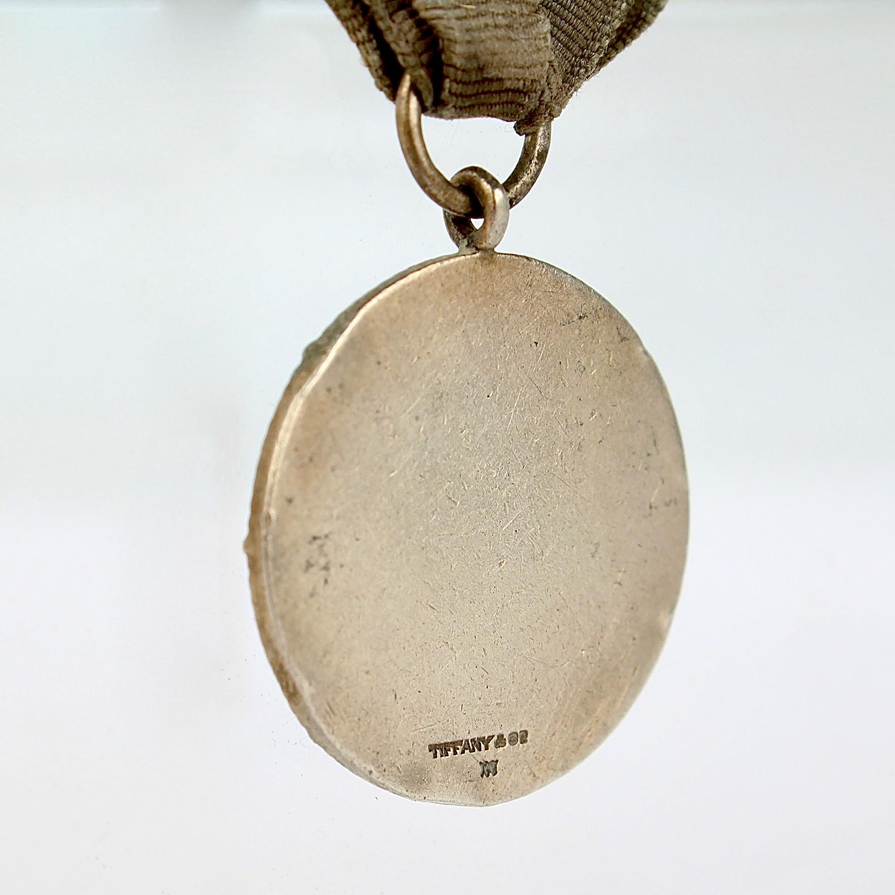 Tiffany & Co. Sterling Silver Metropolitan Life Insurance Service Medal For Sale 2