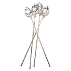 Tiffany & Co. Sterling Silver Mid-Century Iced Tea Highball Spoon Straws