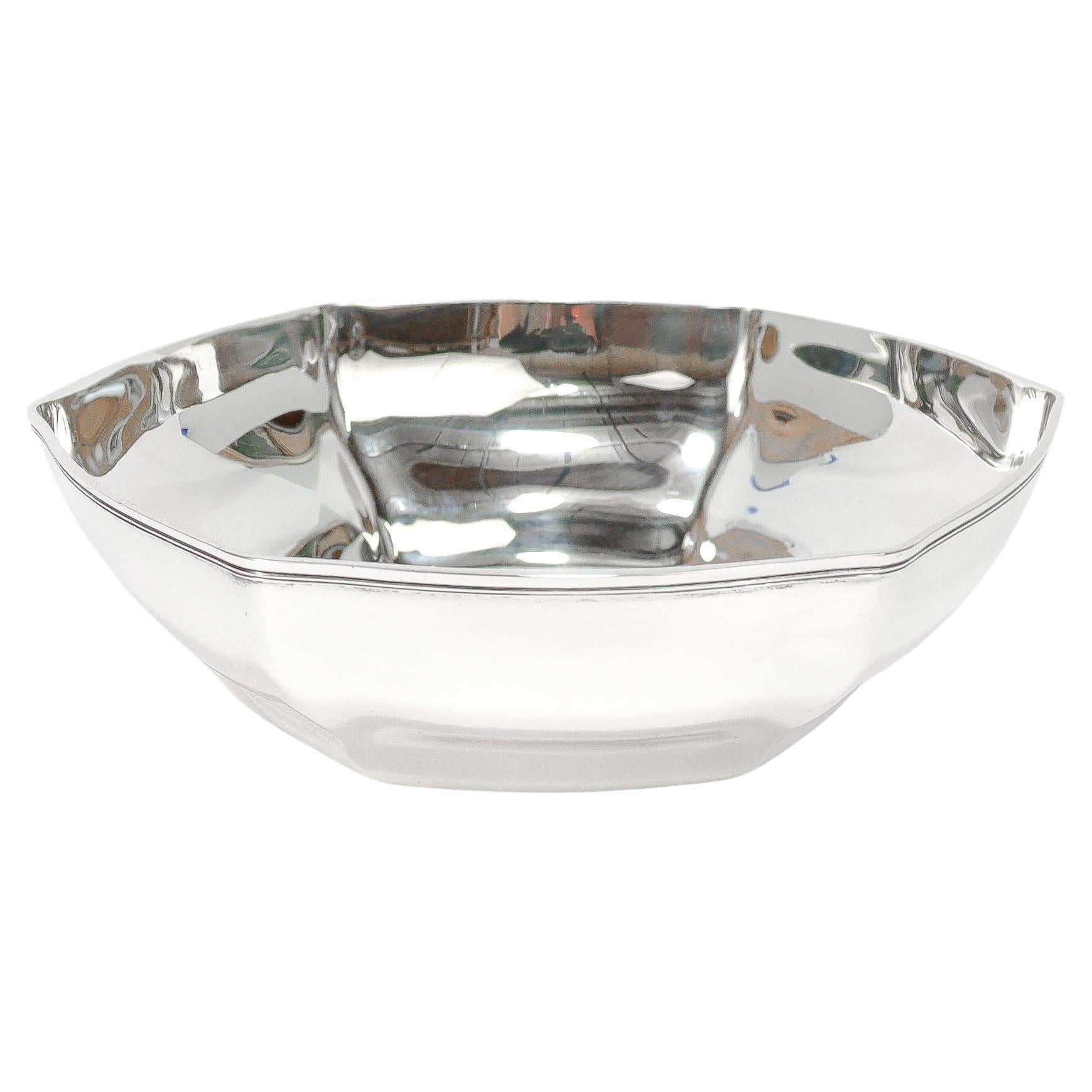 Tiffany & Co. Sterling Silver Mid-Century Modern Fruit Bowl