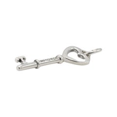 Tiffany & Co. Sterling Silver Mini Heart Key Pendant