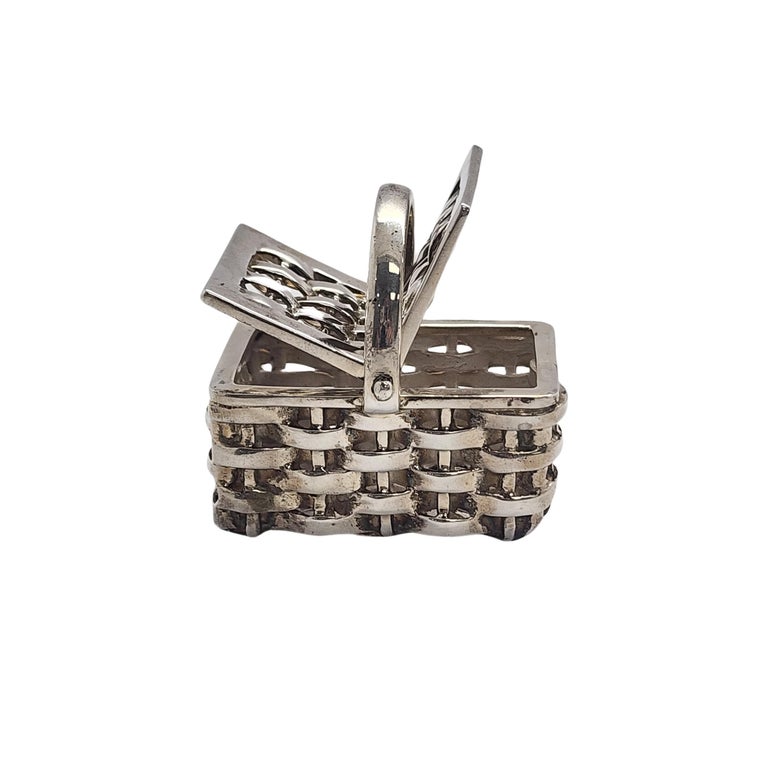 Tiffany and Co Sterling Silver Miniature Picnic Champagne Cheese