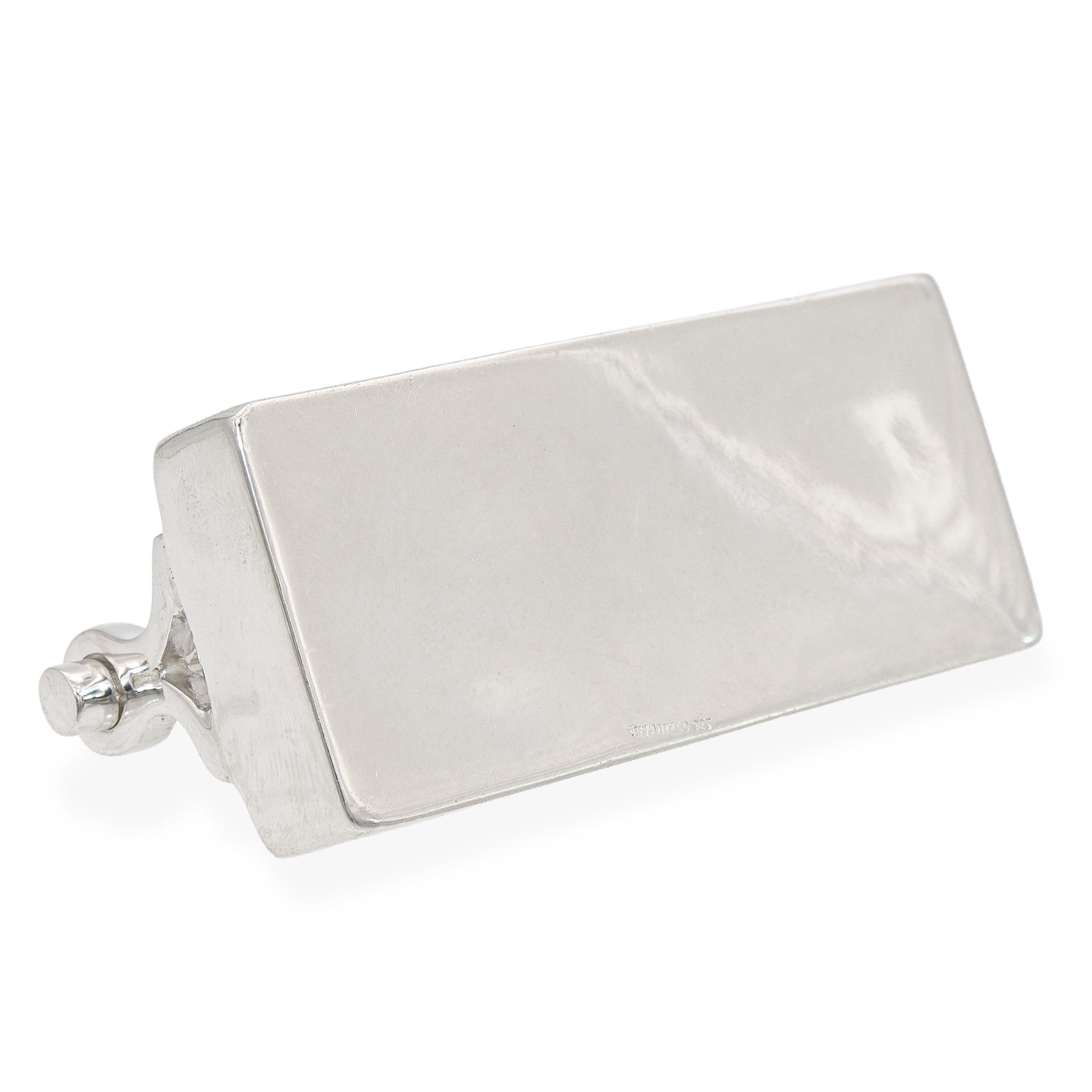 Tiffany & Co. Cassetta degli attrezzi in miniatura in argento sterling con utensili in vendita 1