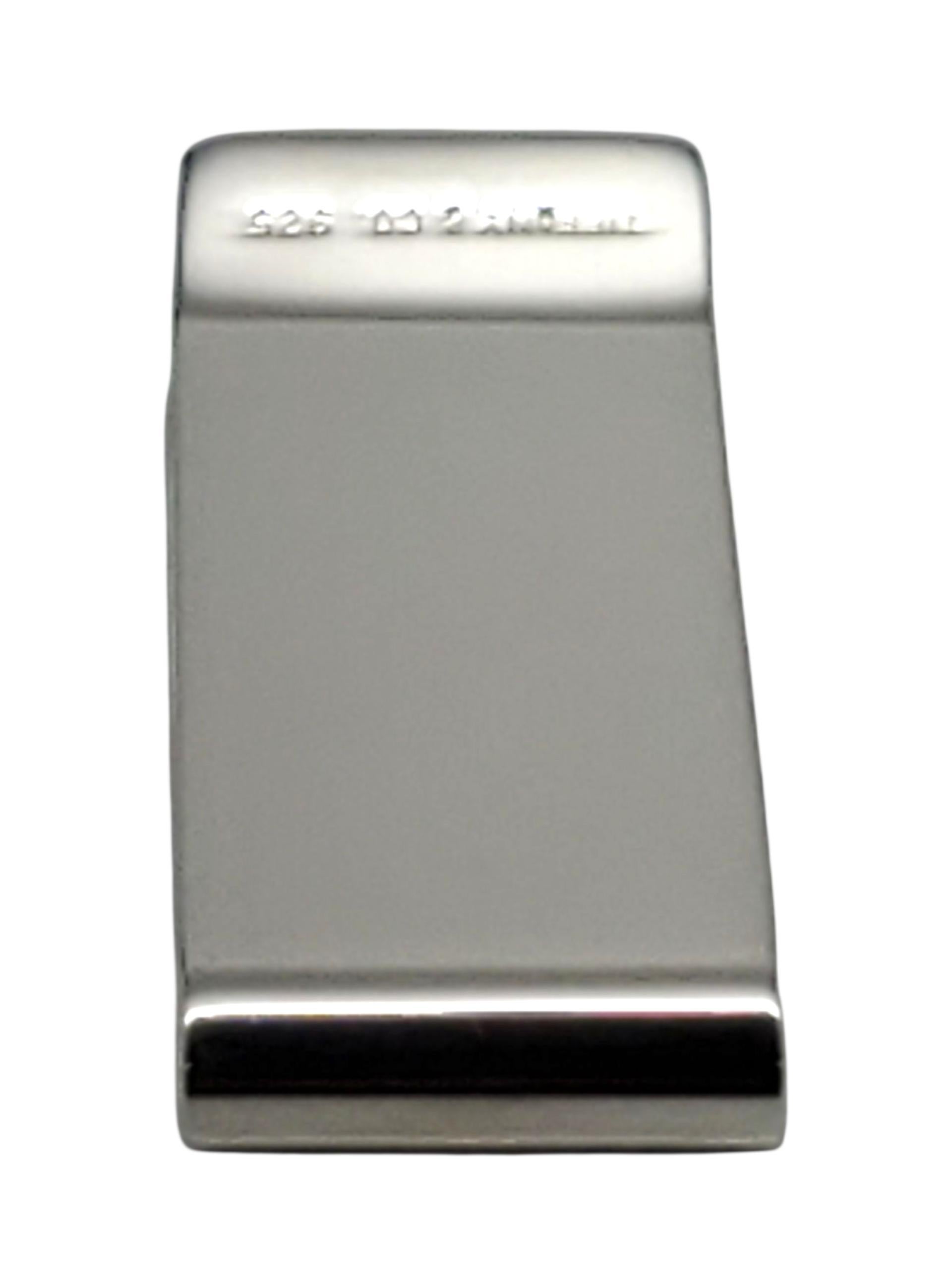 Contemporary Tiffany & Co. Sterling Silver Money Clip # 22593 For Sale