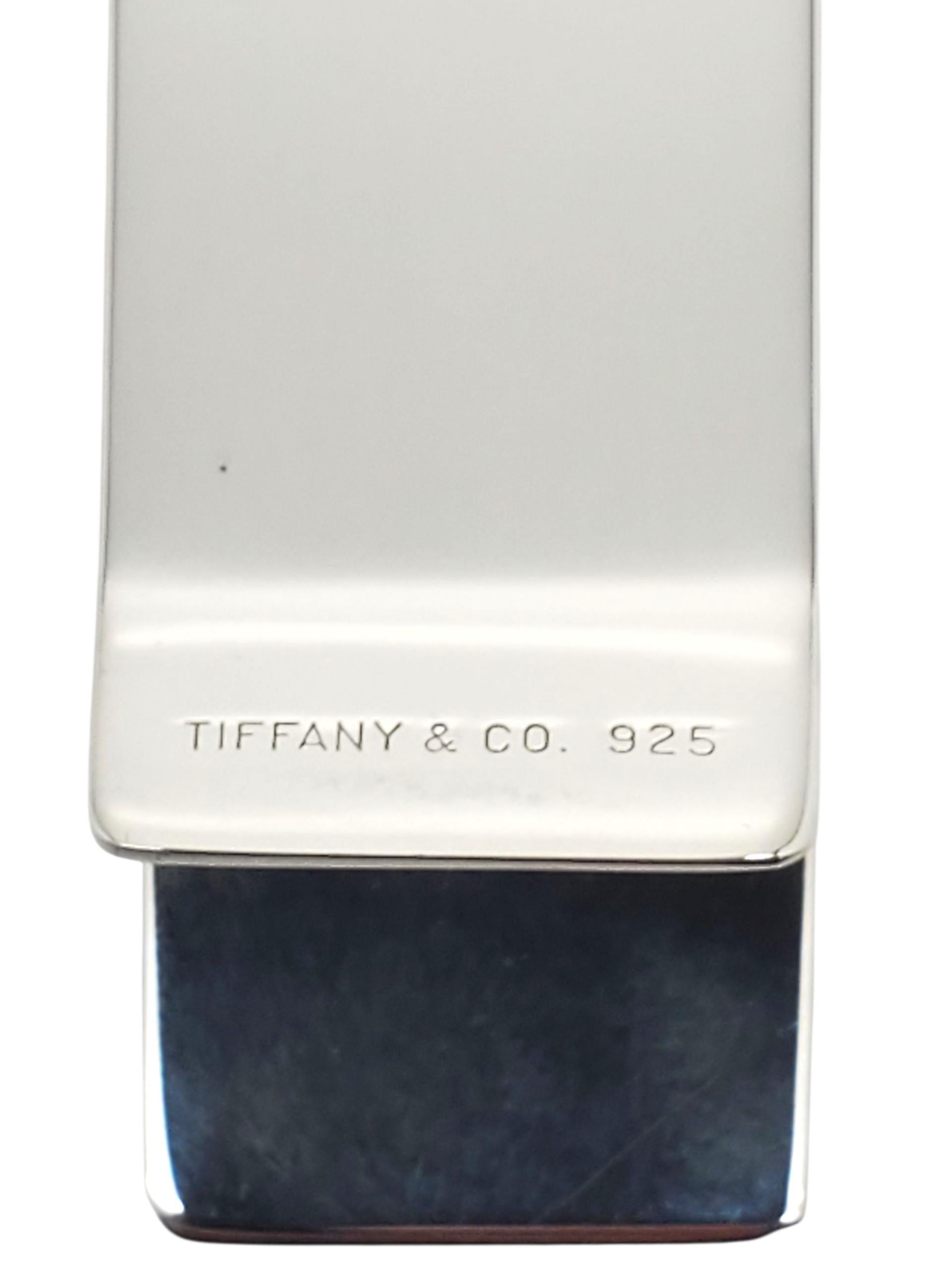 Tiffany & Co. Sterling Silver Money Clip # 22593 For Sale 2
