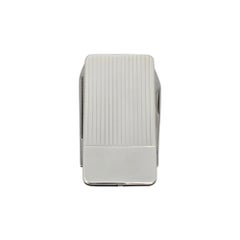 Tiffany & Co Sterling Silver Money Clip with Knife & Nail File w/Pouch #20810