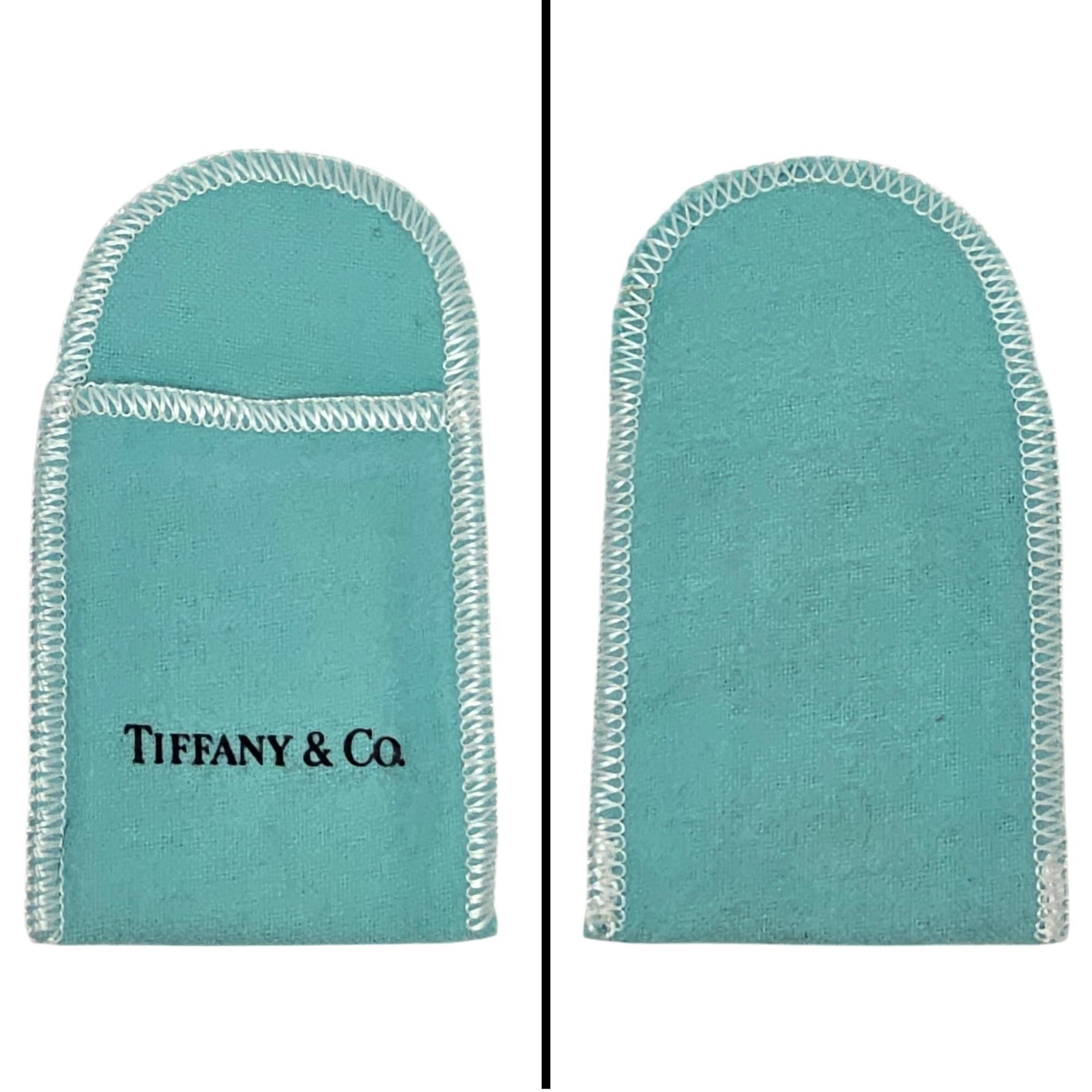 Tiffany & Co Sterling Silver Money Clip with Knife & Nail File w/Pouch #20810 2