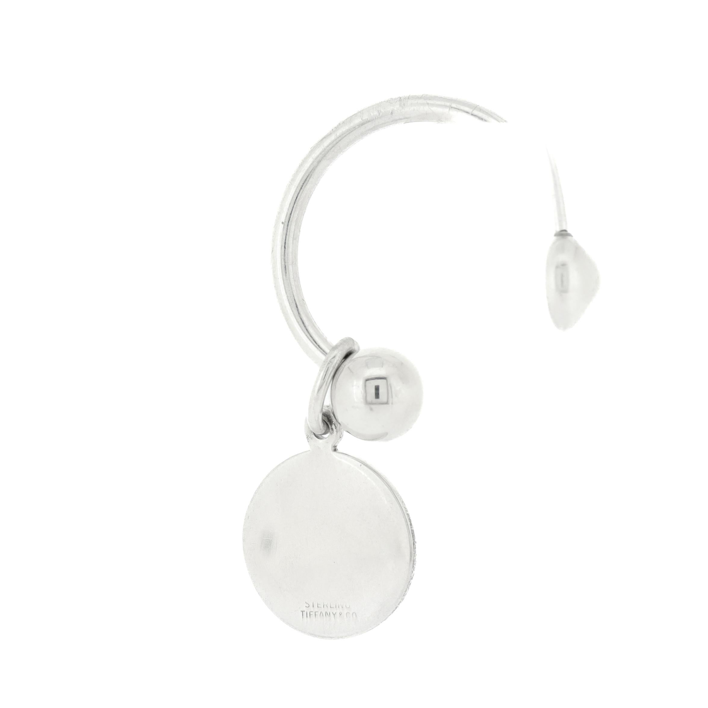 Tiffany & Co. Sterling Silber Monogramm Schlüsselanhänger oder Schlüsselkette im Angebot 8