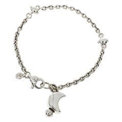 Tiffany & Co. Sterling Silver Moon Motif Bracelet