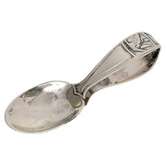 Cuillère pour bébé/enfant Tiffany & Co en argent sterling et oiseau d'oie