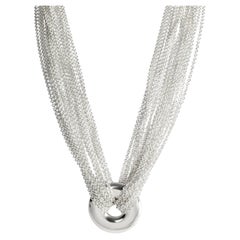 Tiffany & Co. Sterlingsilber Mehrsträngige Halskette mit Rundkette