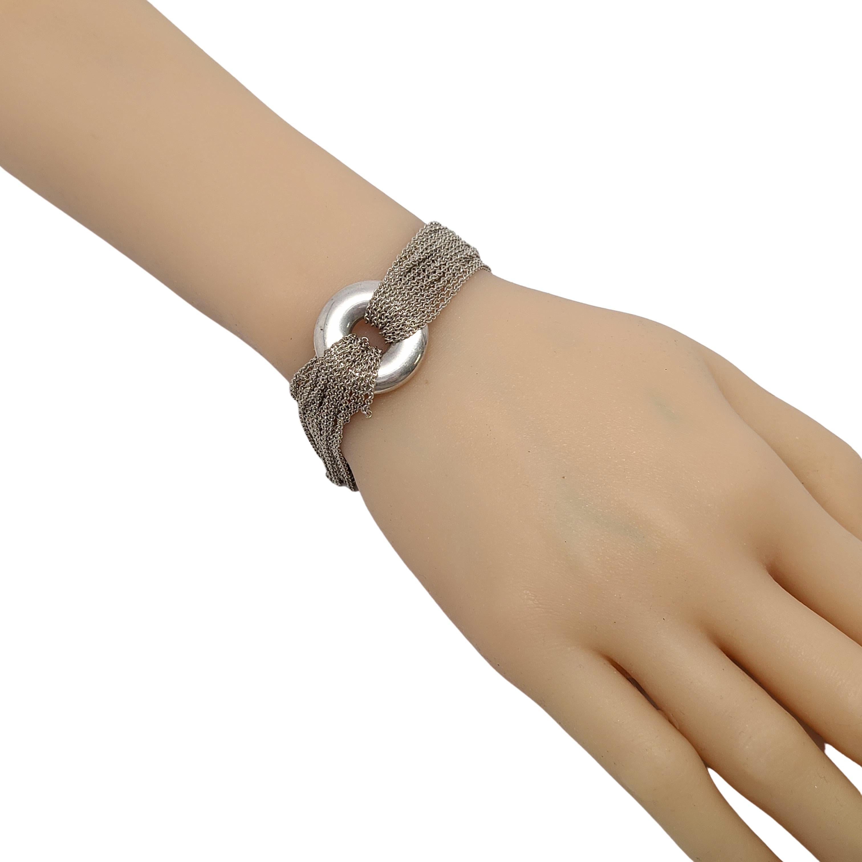 Tiffany & Co. Sterling Silver Multi-Strand Open Circle Toggle Bracelet, 'B' 3
