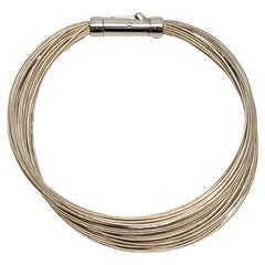 Tiffany & Co. Sterling Silver Multi-Strand Wire Bracelet