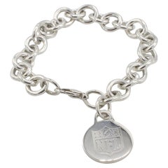 Tiffany & Co. Sterling Silver National Football League NFL Charm Link Bracelet