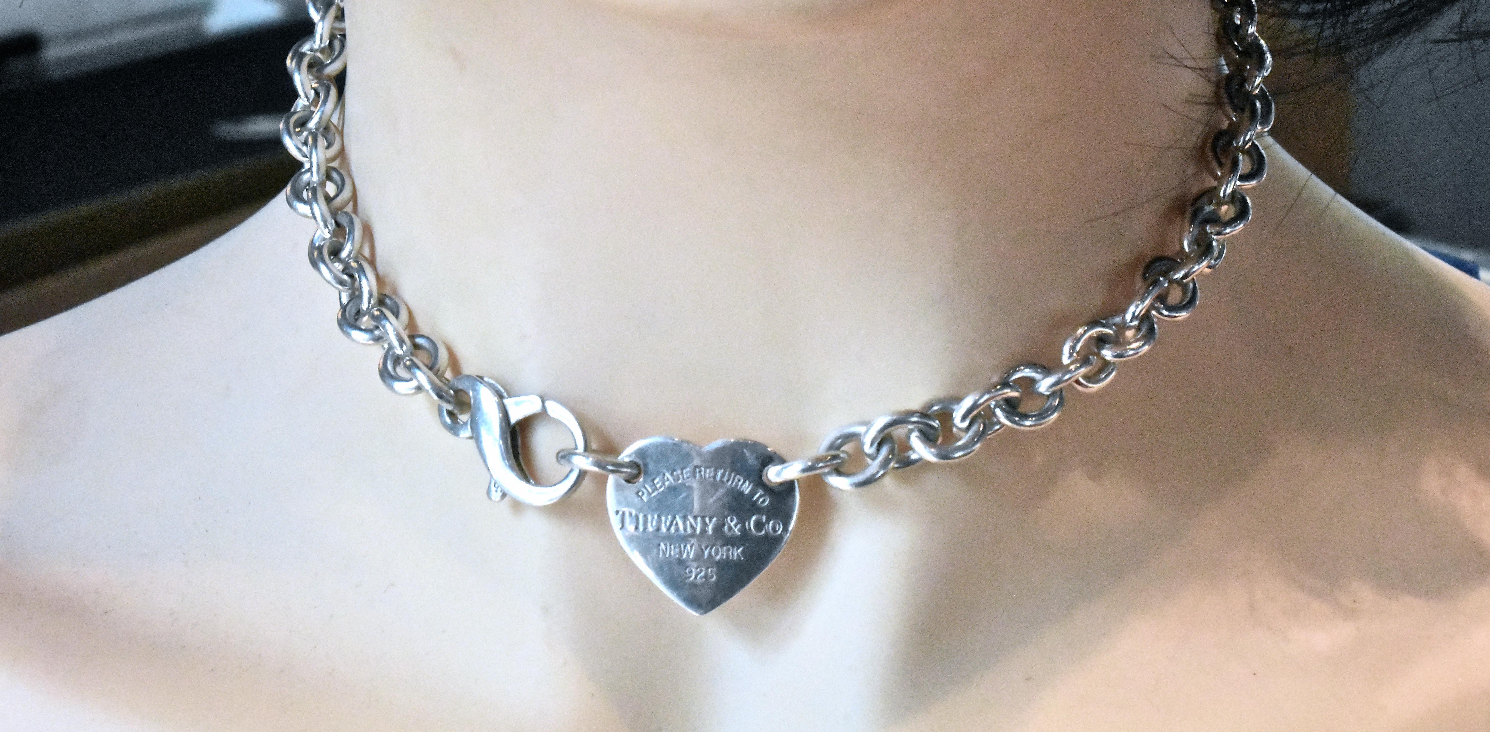 tiffany and co sterling silver necklace