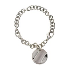 Tiffany & Co. Sterling Silber New York Tiffany Runde Charme Armband