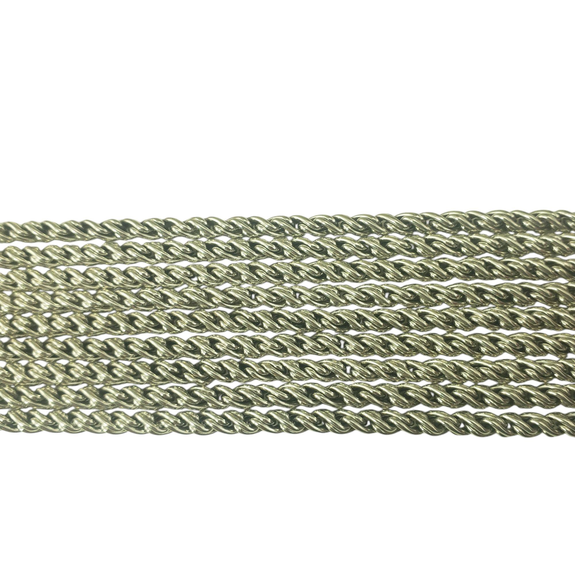 Contemporary Tiffany & Co. Sterling Silver Nine Strand Rope Bracelet #19644