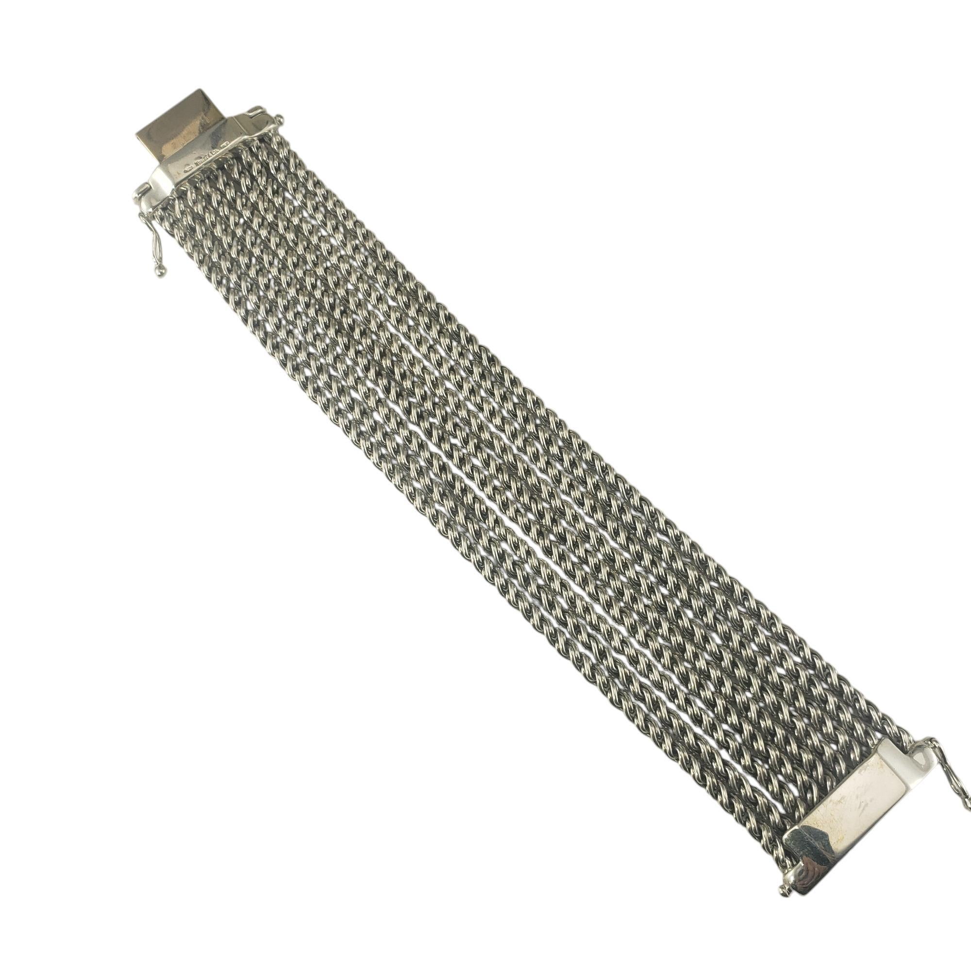 Women's Tiffany & Co. Sterling Silver Nine Strand Rope Bracelet #19644