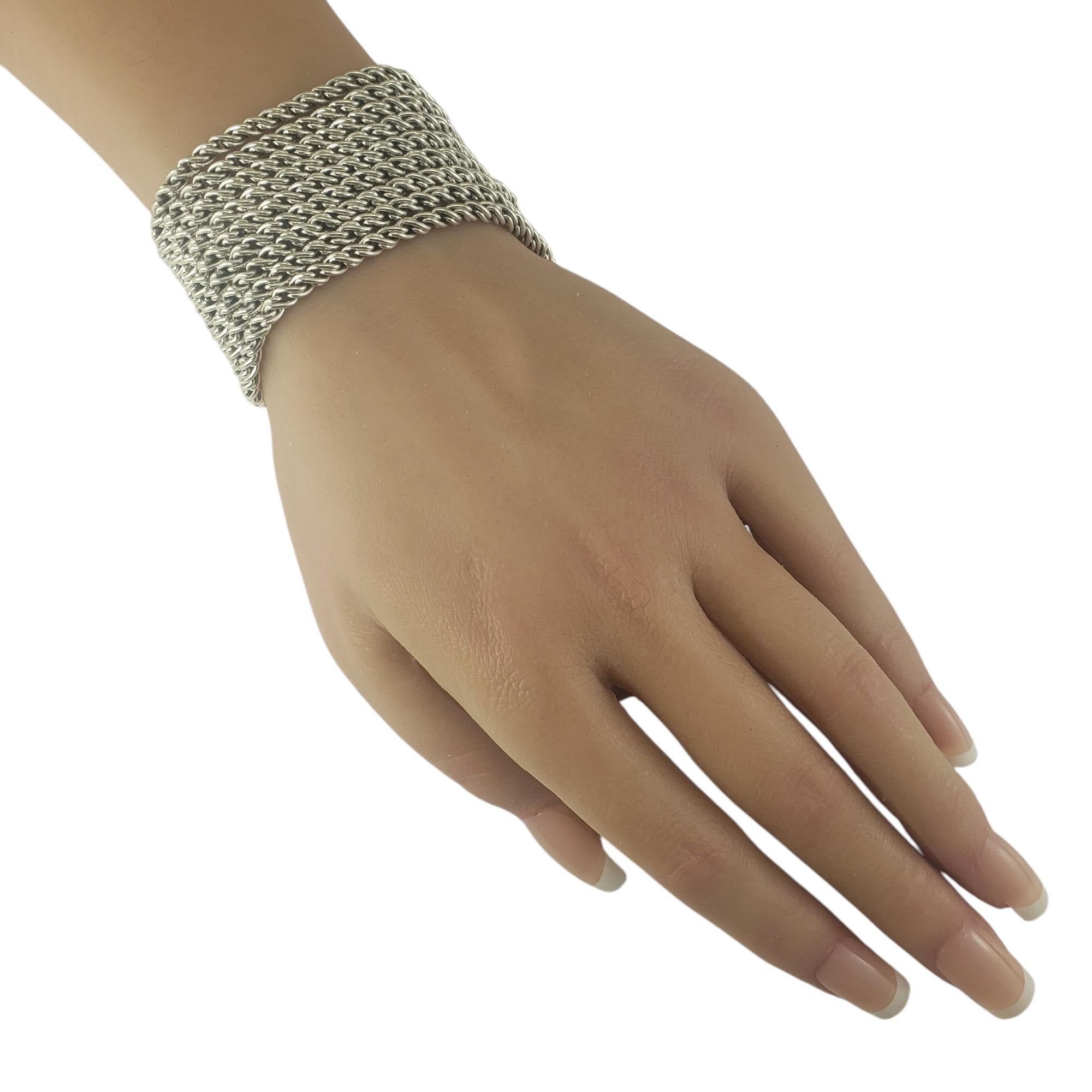 Tiffany & Co. Sterling Silver Nine Strand Rope Bracelet #19644 2