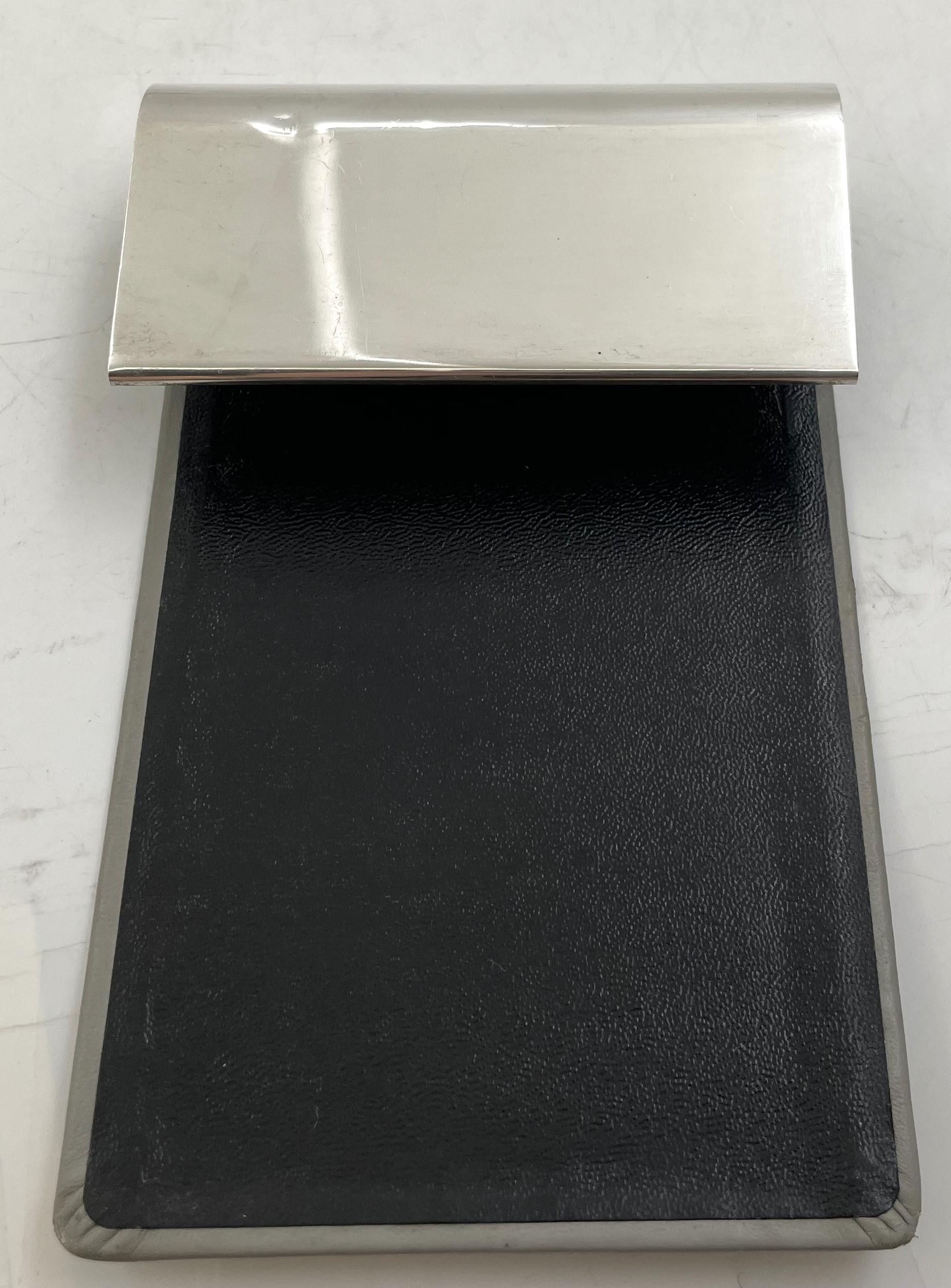 American Tiffany & Co. Sterling Silver Notepad Holder For Sale