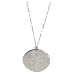 Tiffany & Co. Sterling Silver Notes Pendant