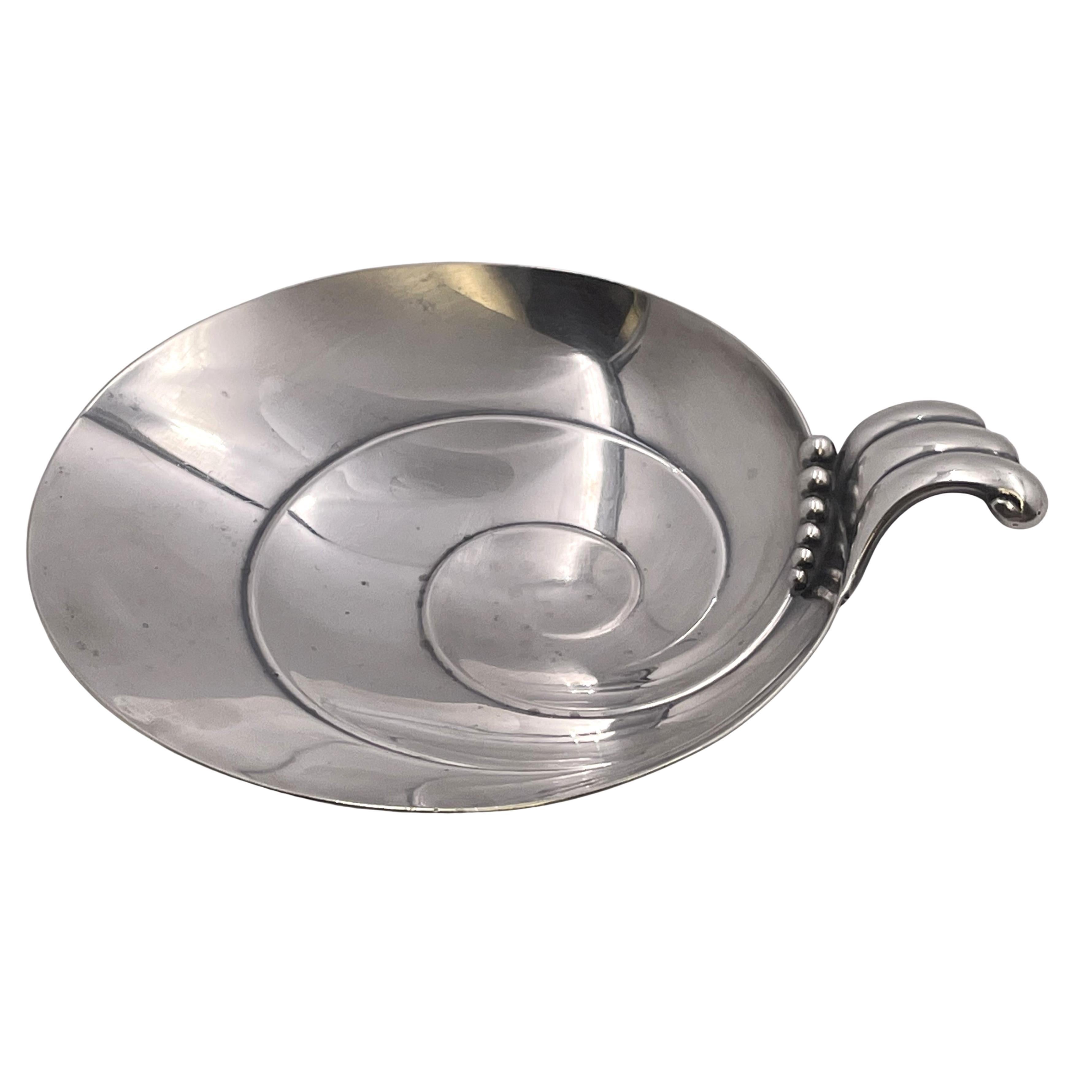 Tiffany & Co. Plato para frutos secos / caramelos de plata de ley en estilo moderno de mediados de siglo