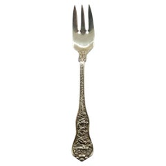 Tiffany & Co Sterling Silver Olympian 3-Tine Salad Fork