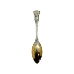 Tiffany & Co. Sterling Olympian Gold Washed Fruit/Orange Spoon with Monogram