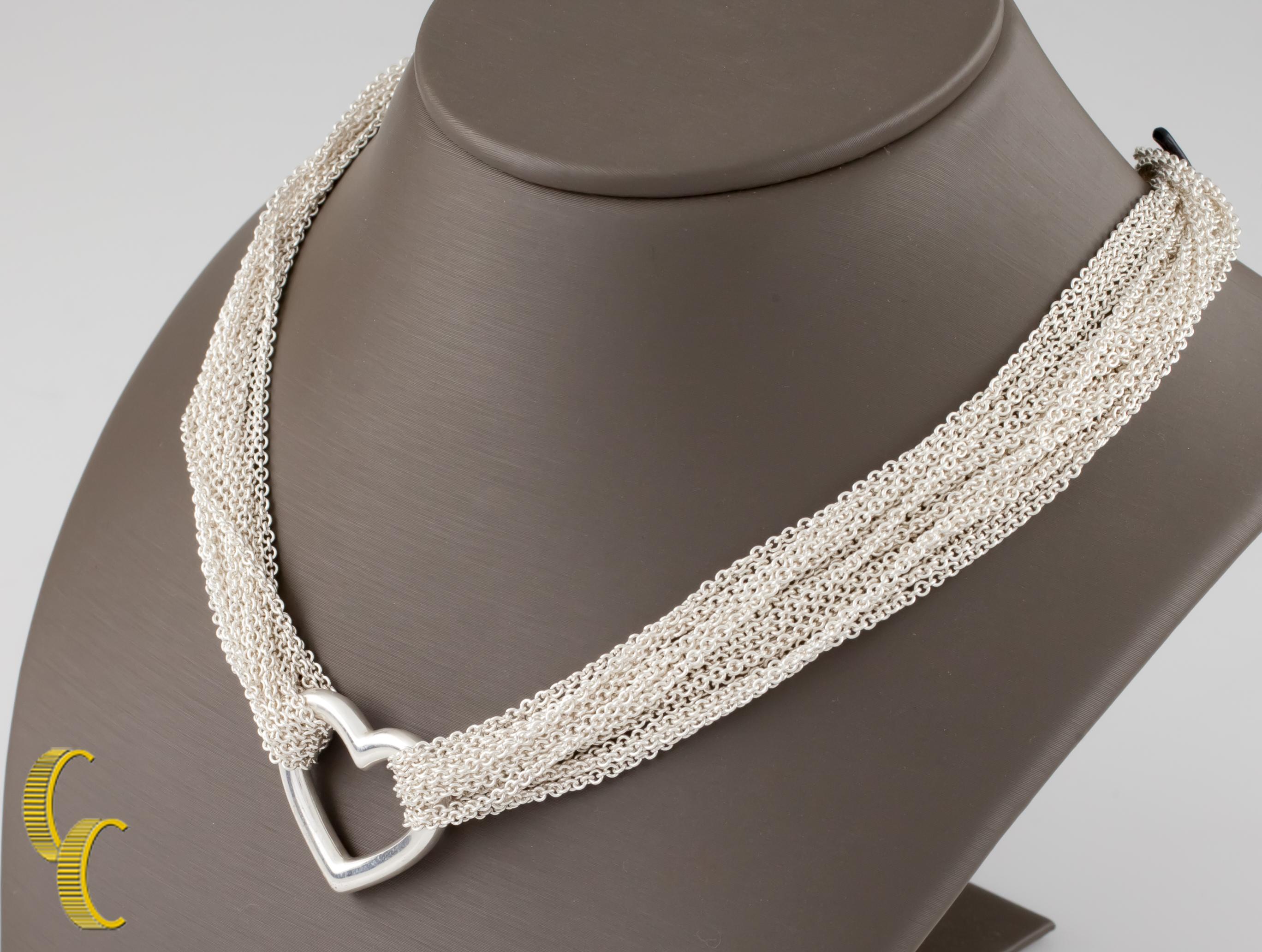silver multi chain necklace
