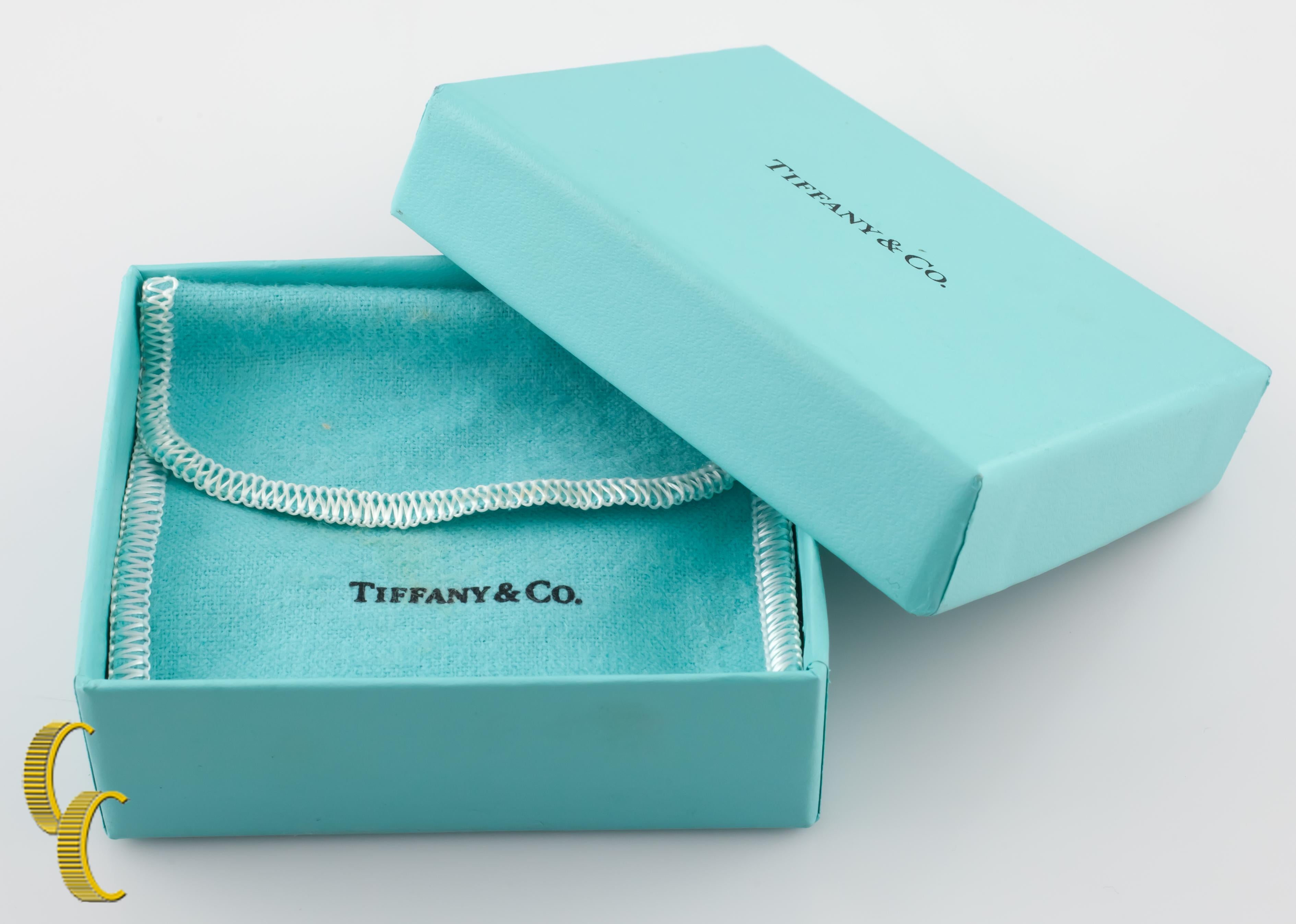 Women's Tiffany & Co. Sterling Silver Open Heart Multi-Chain Necklace with Box and Pouch