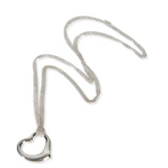 Tiffany & Co. Sterling Silver  Open Heart Pendant