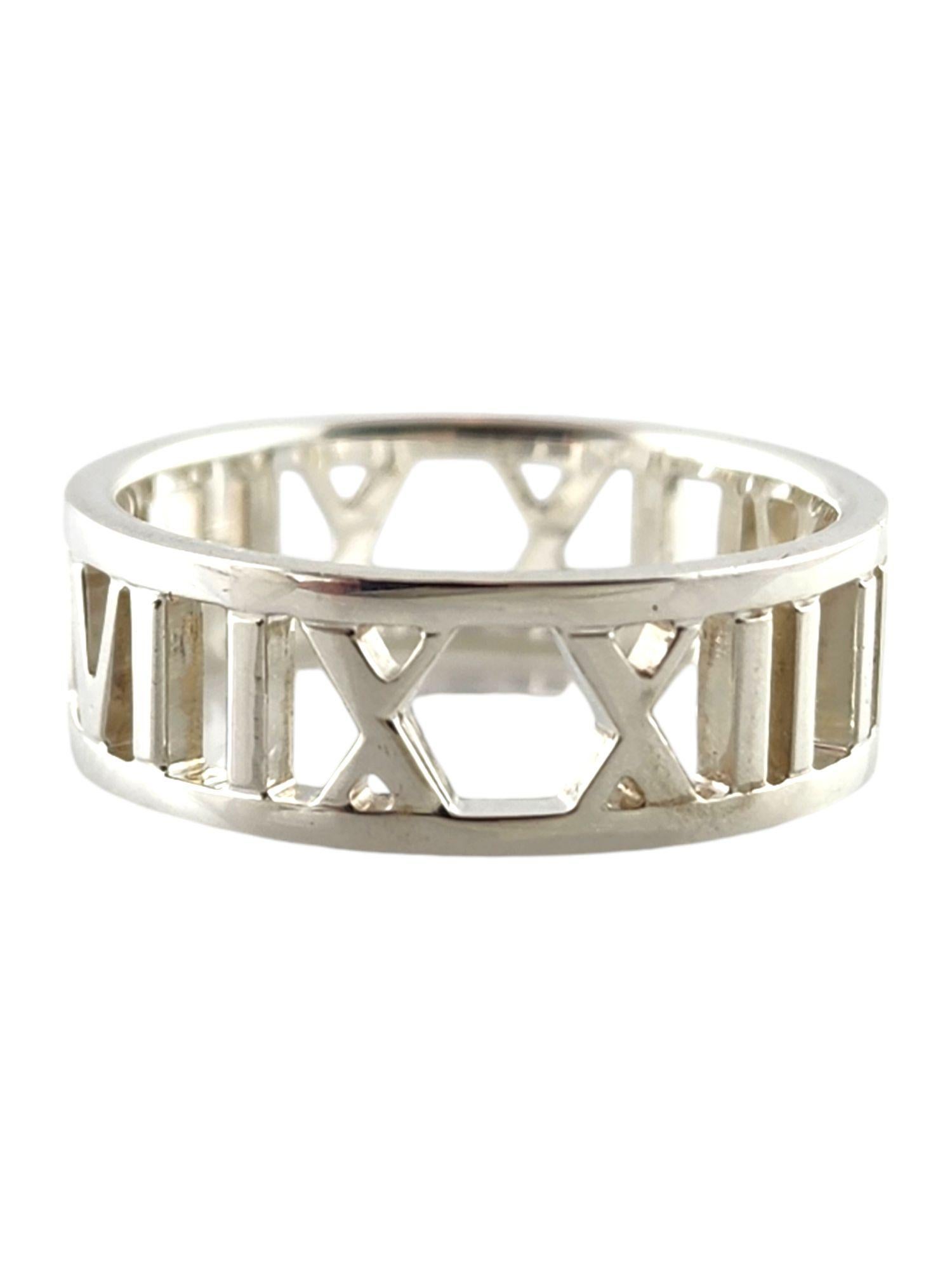 tiffany roman numeral ring silver