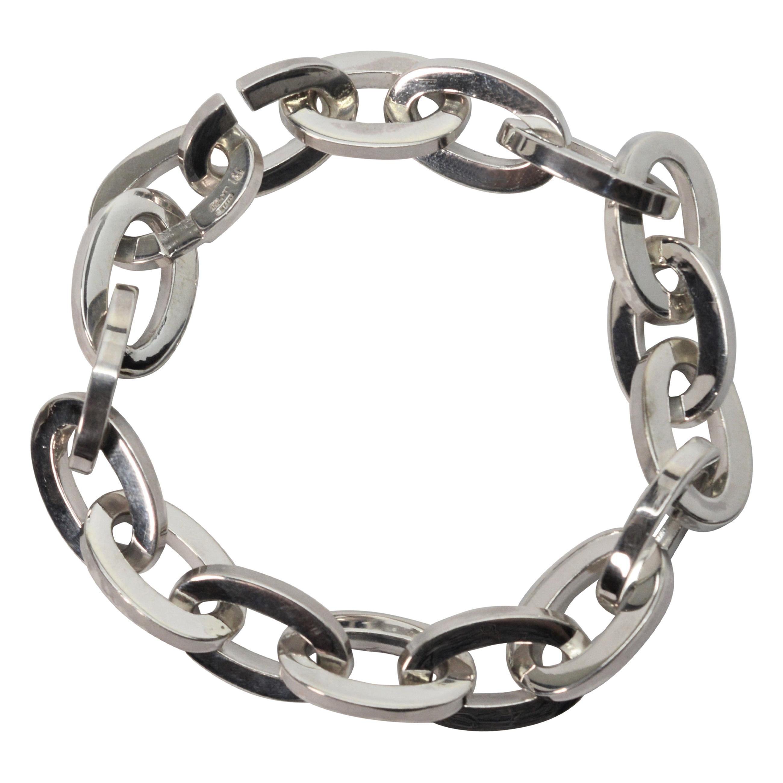 Jewels By Lux 14ky Oval ID Anchor Bracelet
