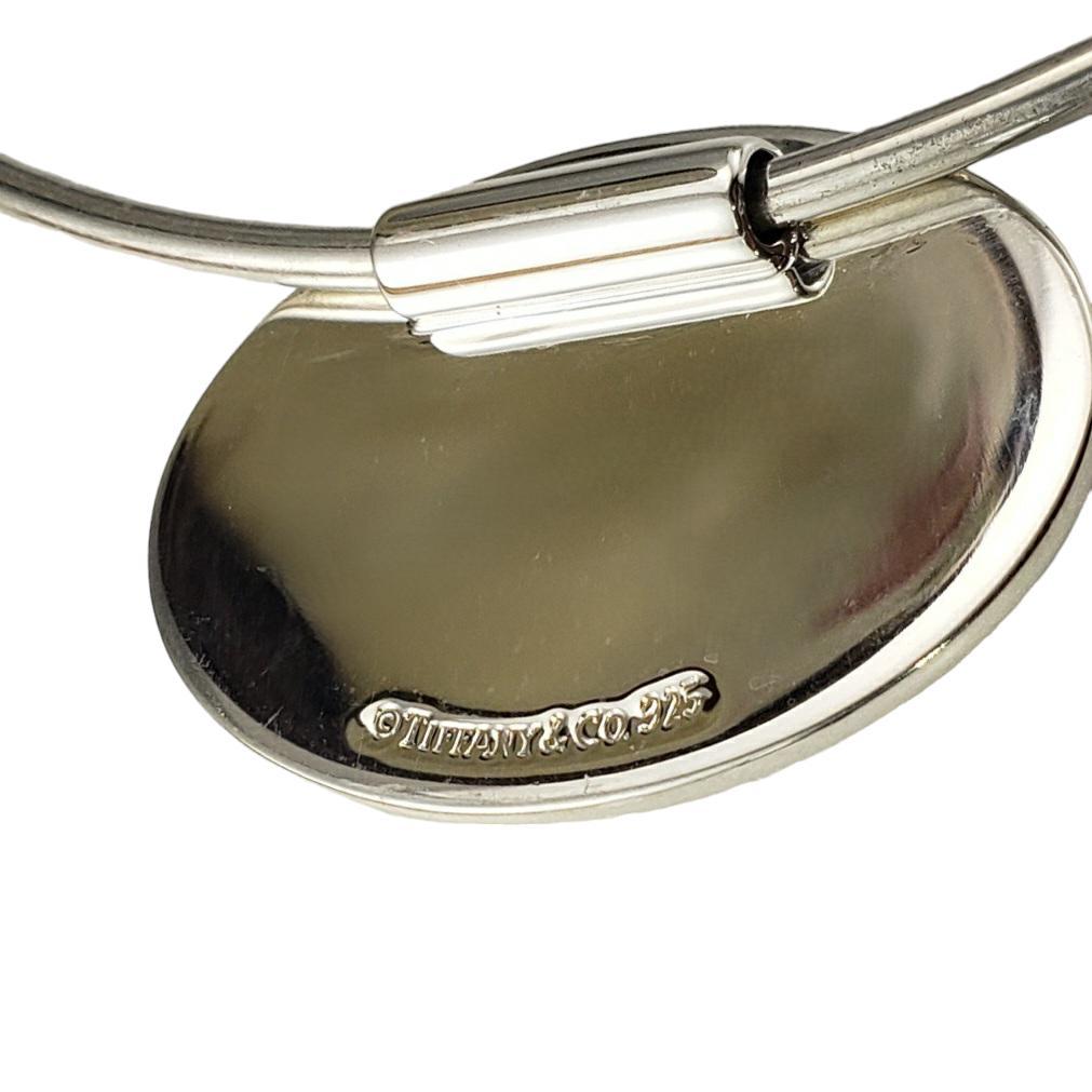Tiffany & Co. Sterling Silver Oval ID Tag Necklace #17357 For Sale 3
