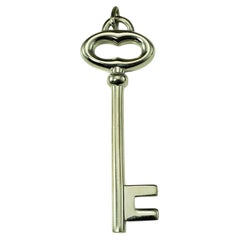 Tiffany & Co. Sterling Silver Oval Key Pendant #22295