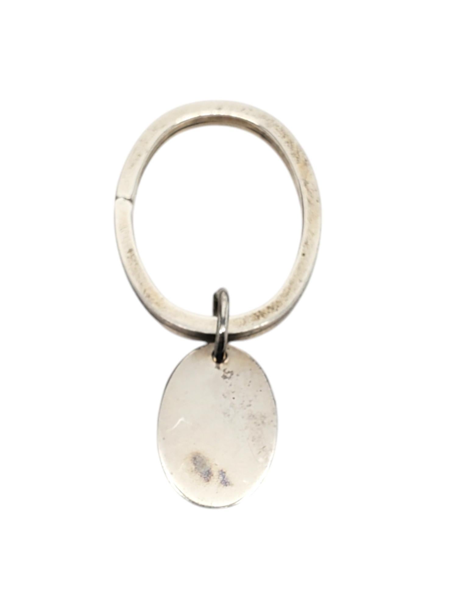 Tiffany & Co. Sterling Silver Oval Key Ring # 19673 1
